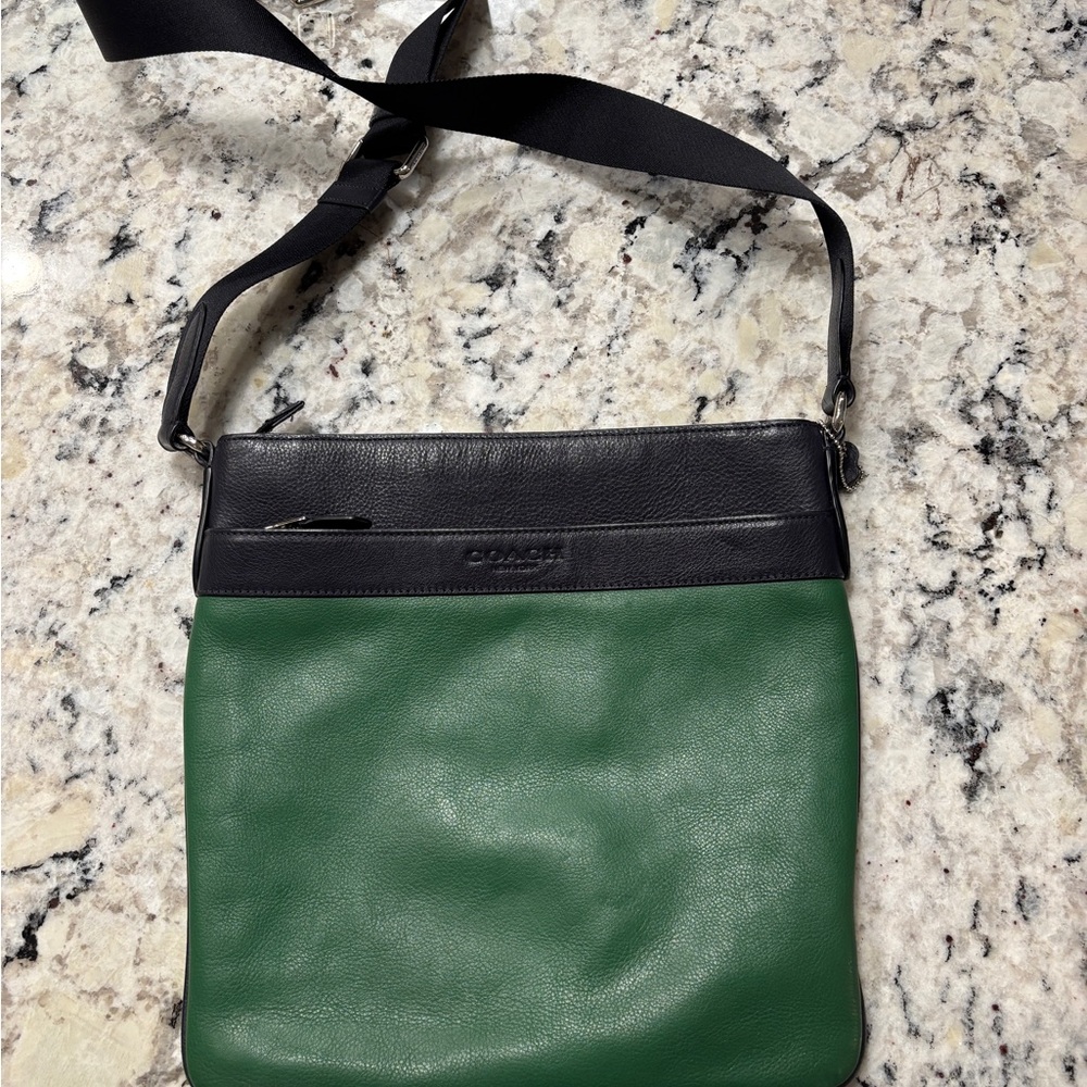 Coach Green Crossbody or Messenger Bag